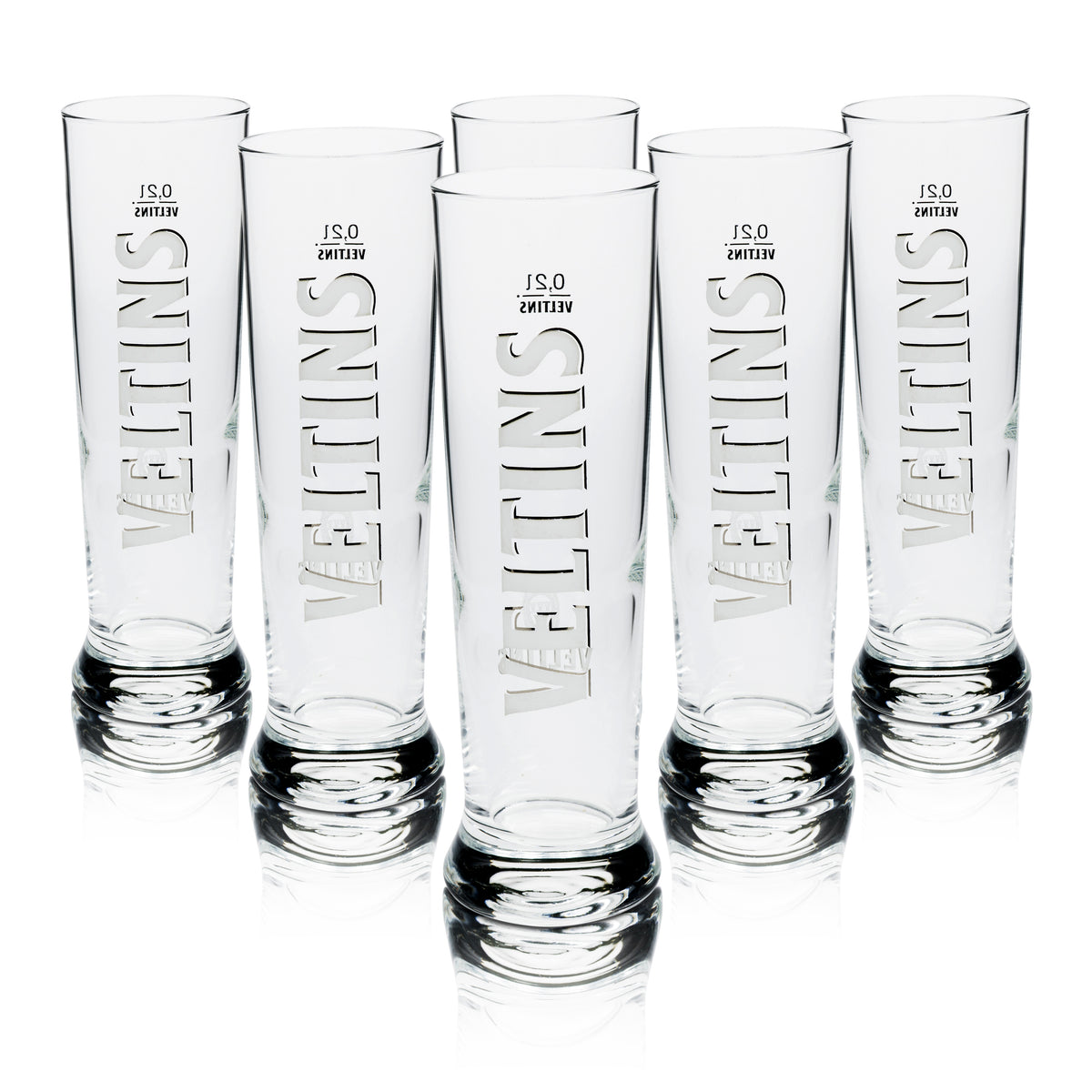 6x Veltins beer glass 0.2l Vancouver Sahm – View 4