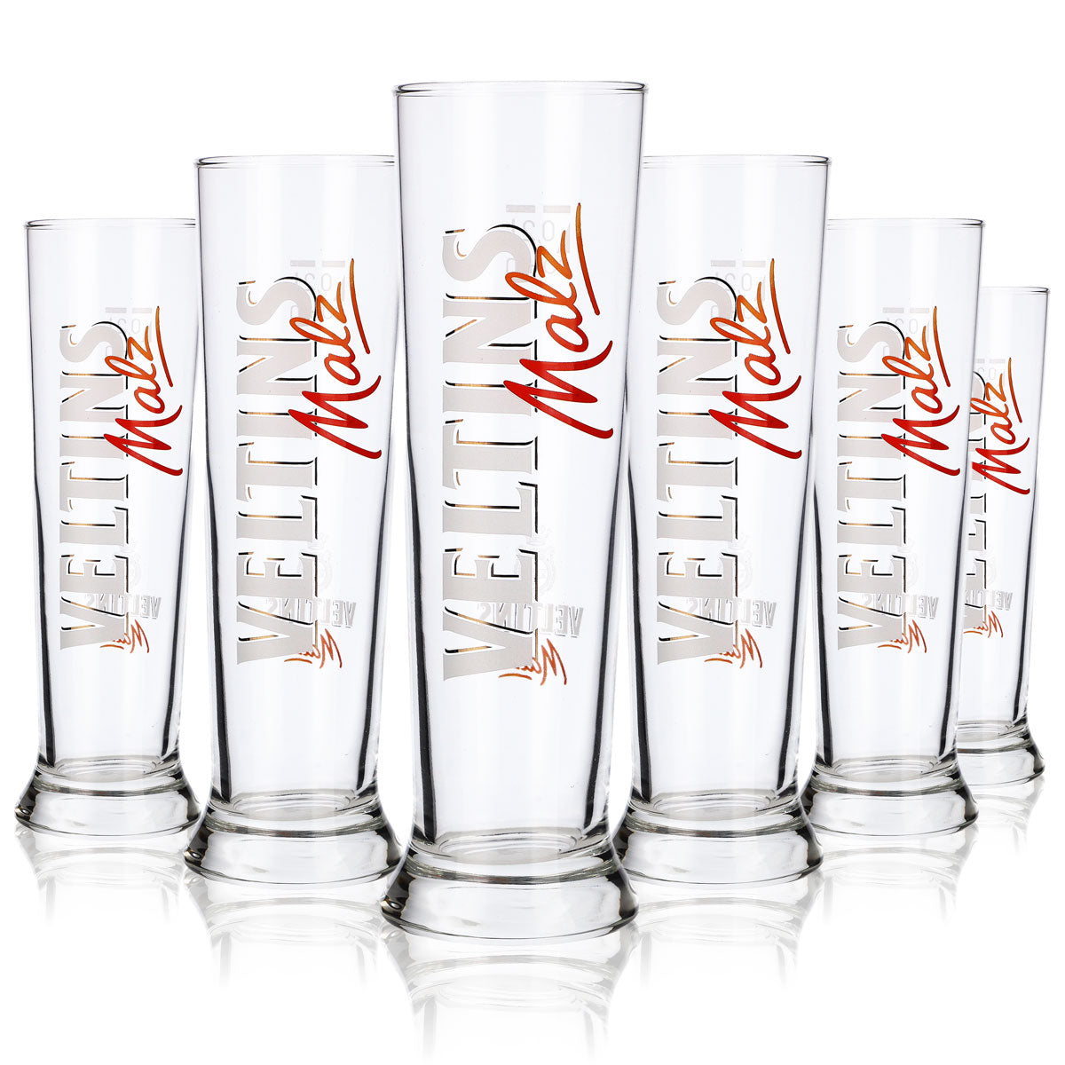 6x Veltins beer glass Beer glasses 0.2 l mug/cup "Malz" Vancouver – View 5