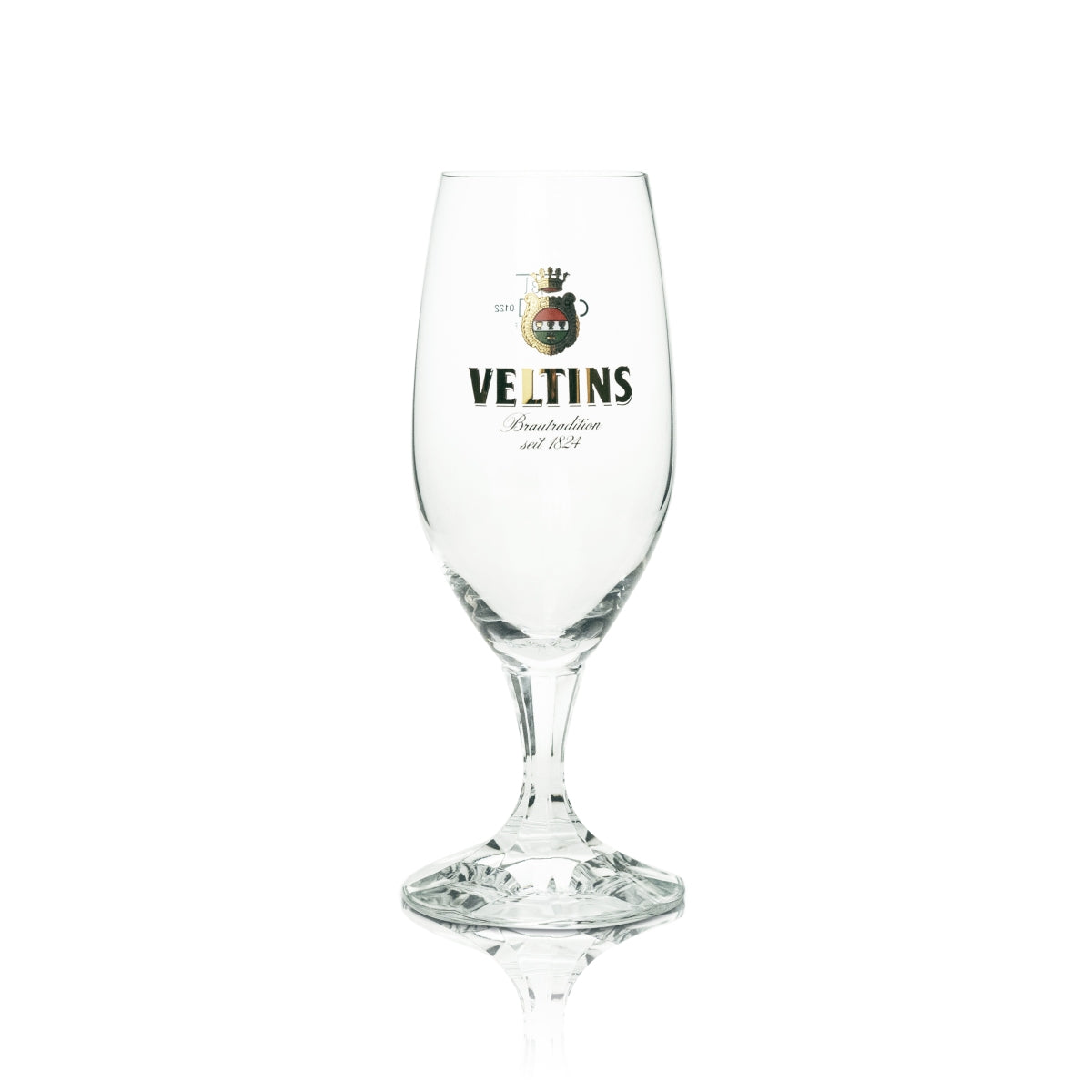 6x Veltins beer glass trophy 0.3 l with golden logo Ritzenhoff – View 2