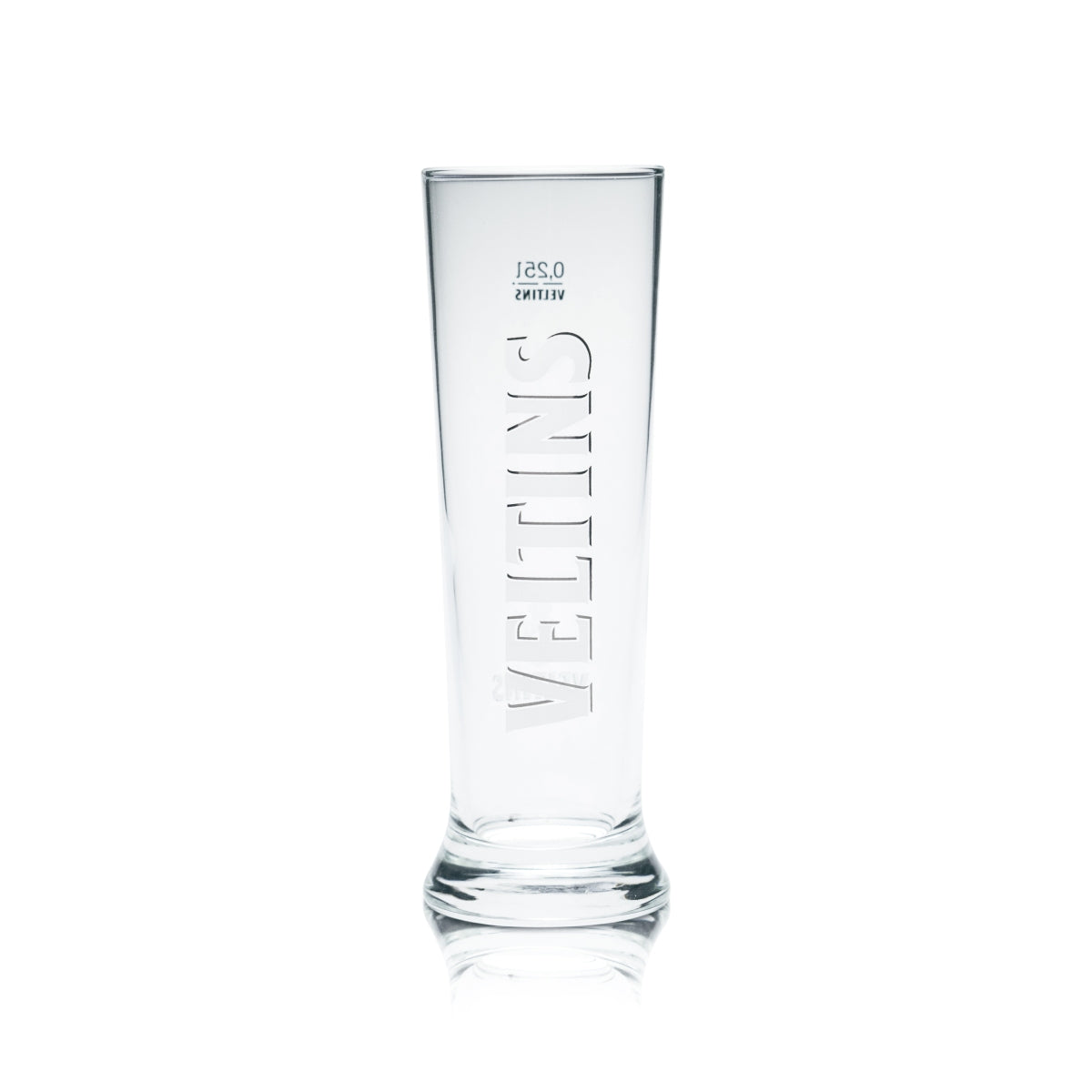 6x Veltins 0.25l beer glasses, trophy-shaped mug, oak design, catering version, pilsner, brewery – View 2