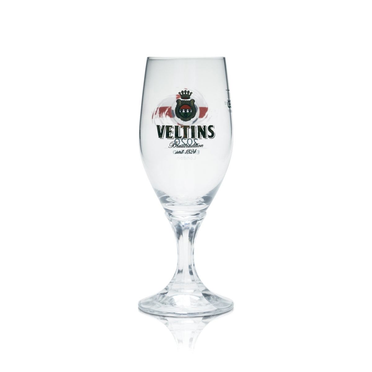 6x Veltins 0.2l beer glasses, tulip shape, Euro 2020 England soccer cup – View 4