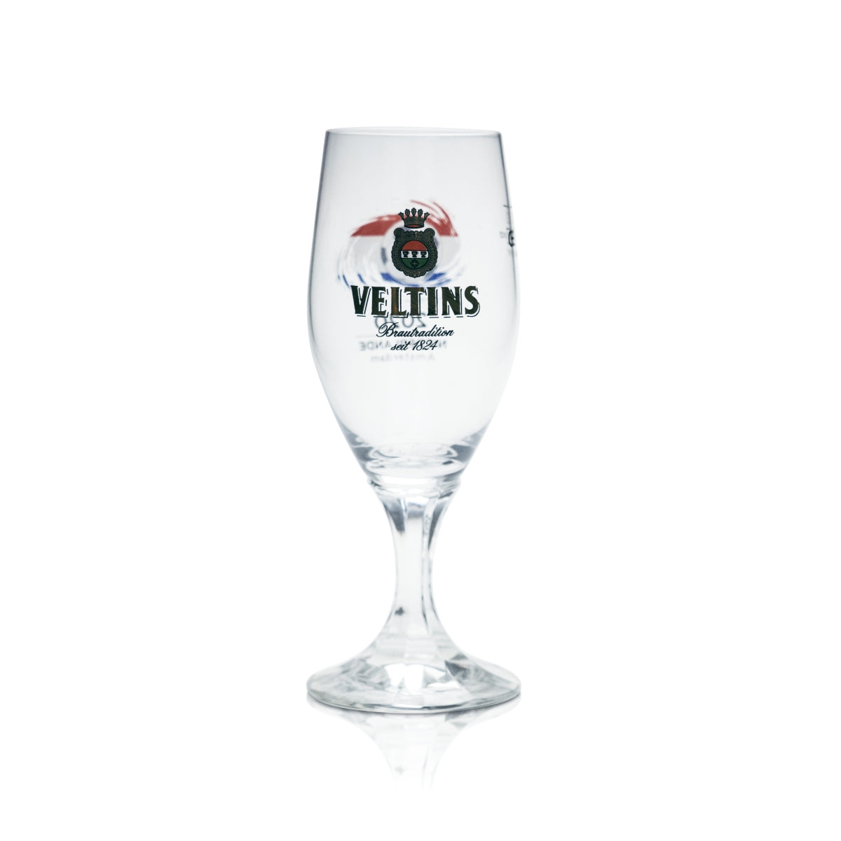6x Veltins 0.2l beer glasses, tulip shape, Euro 2020 Netherlands soccer cup – View 4