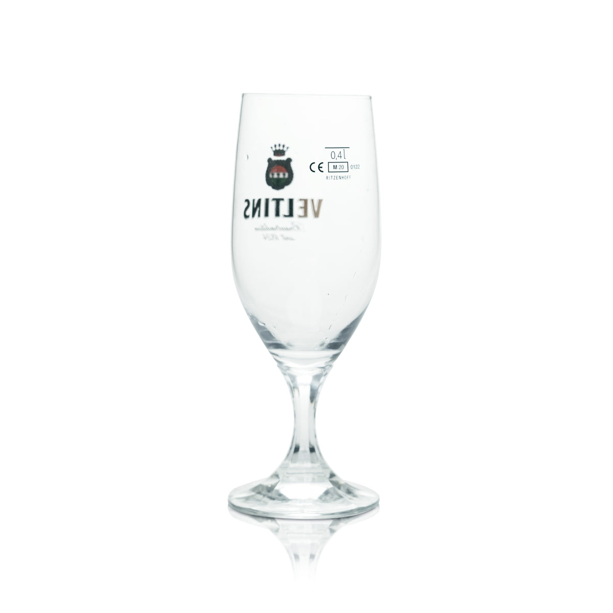 6x Veltins 0.4l beer glass Pilsener tulip glasses Brewery Gastro Calibrated V+ – View 3