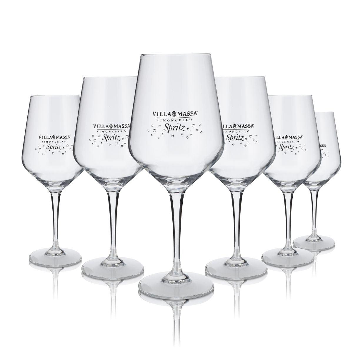 6x Villa Massa glass 0.545l Limoncello Spritz aperitif wine glass Electra Gastro