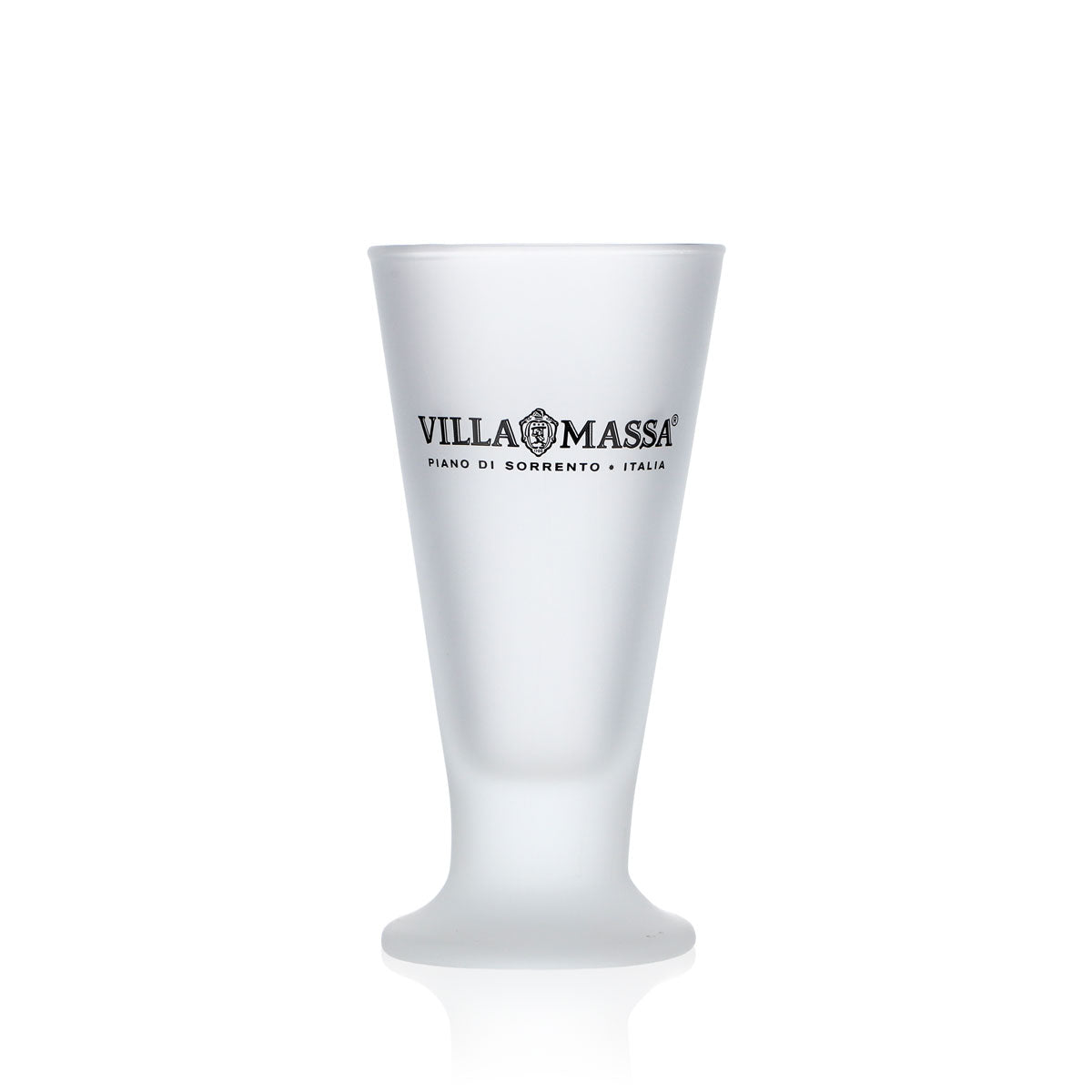 6x Villa Massa Limoncello glasses Stamper Short glass 7cl shot Frosted – View 2