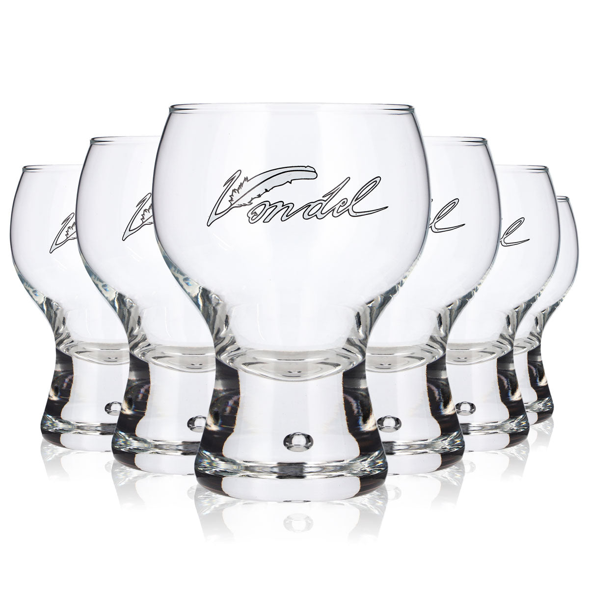 6 Vondel Beer Glasses, 0.4 L, Durobor Cosmos Goblet