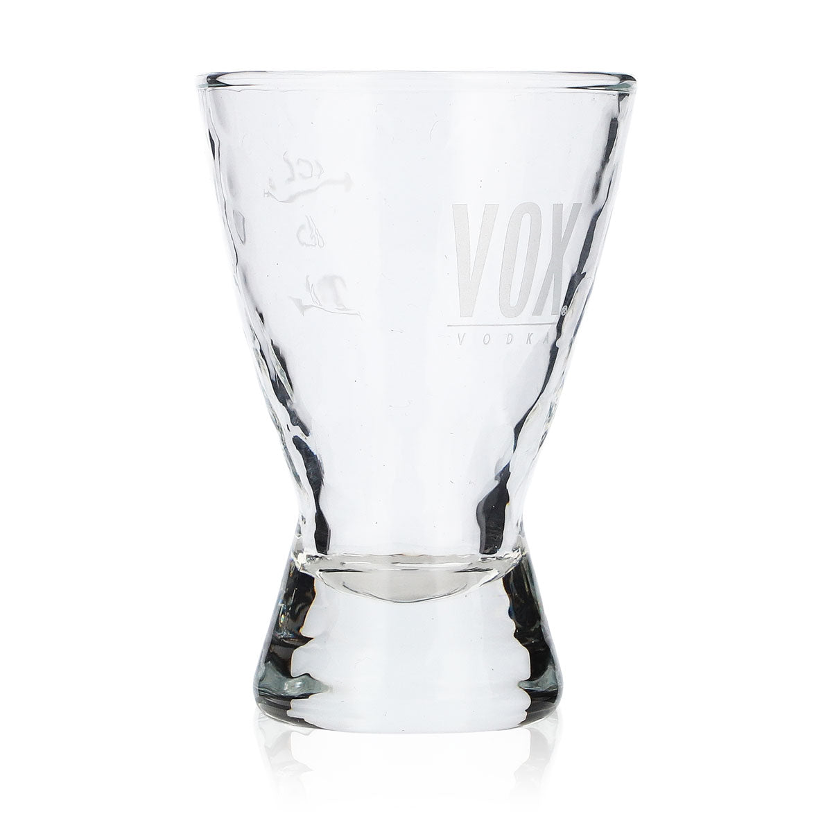 6x Vox Vodka Glass 2cl/4cl Shot Stamper Short "Helsinki" Shot Glasses – View 3