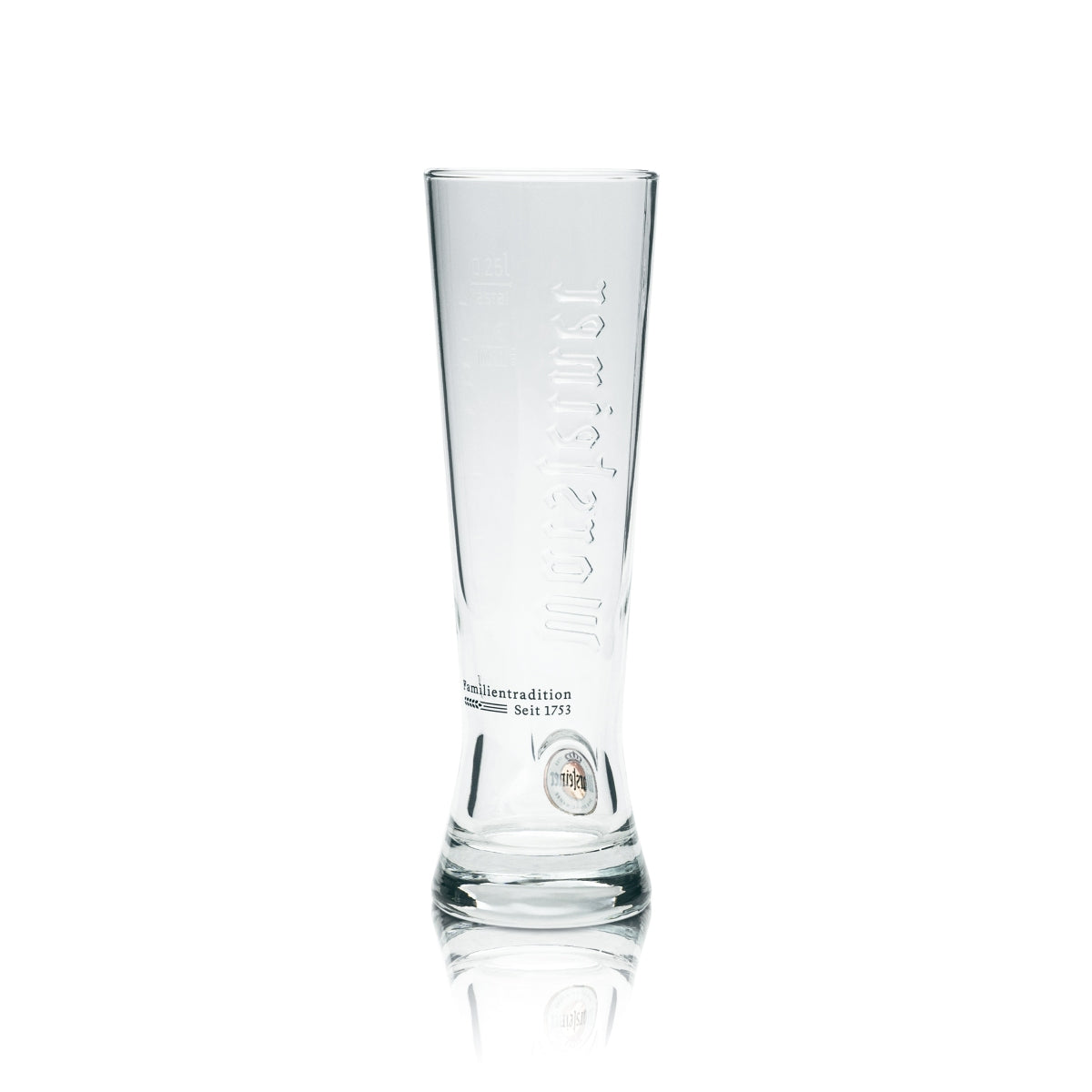 6x Warsteiner Beer Glass 0.25l Premium Cup Relief Pils Tulip Glasses Trophy Beer – View 3