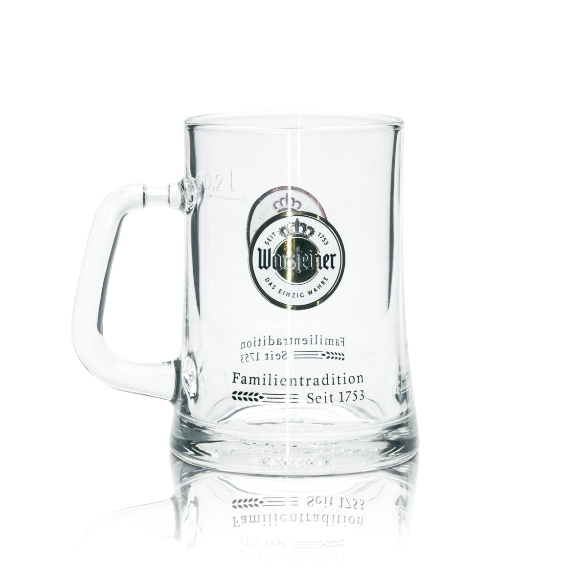 6x Warsteiner beer glass 0.2l mug party tankard glasses mugs beer steins – View 2