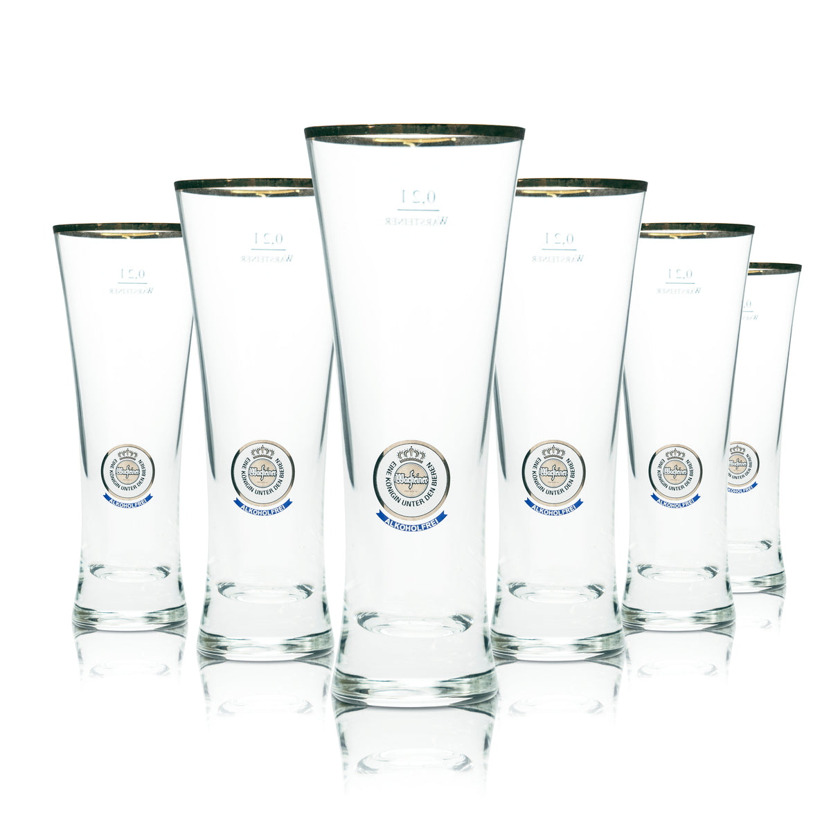 6x Warsteiner beer glass 0.2 l trophy mug, non-alcoholic glasses, bar, catering – View 4