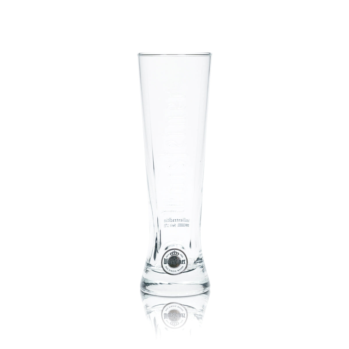 6x Warsteiner beer glass 0.2 l premium cup glasses mug relief trophy tulip stem – View 2