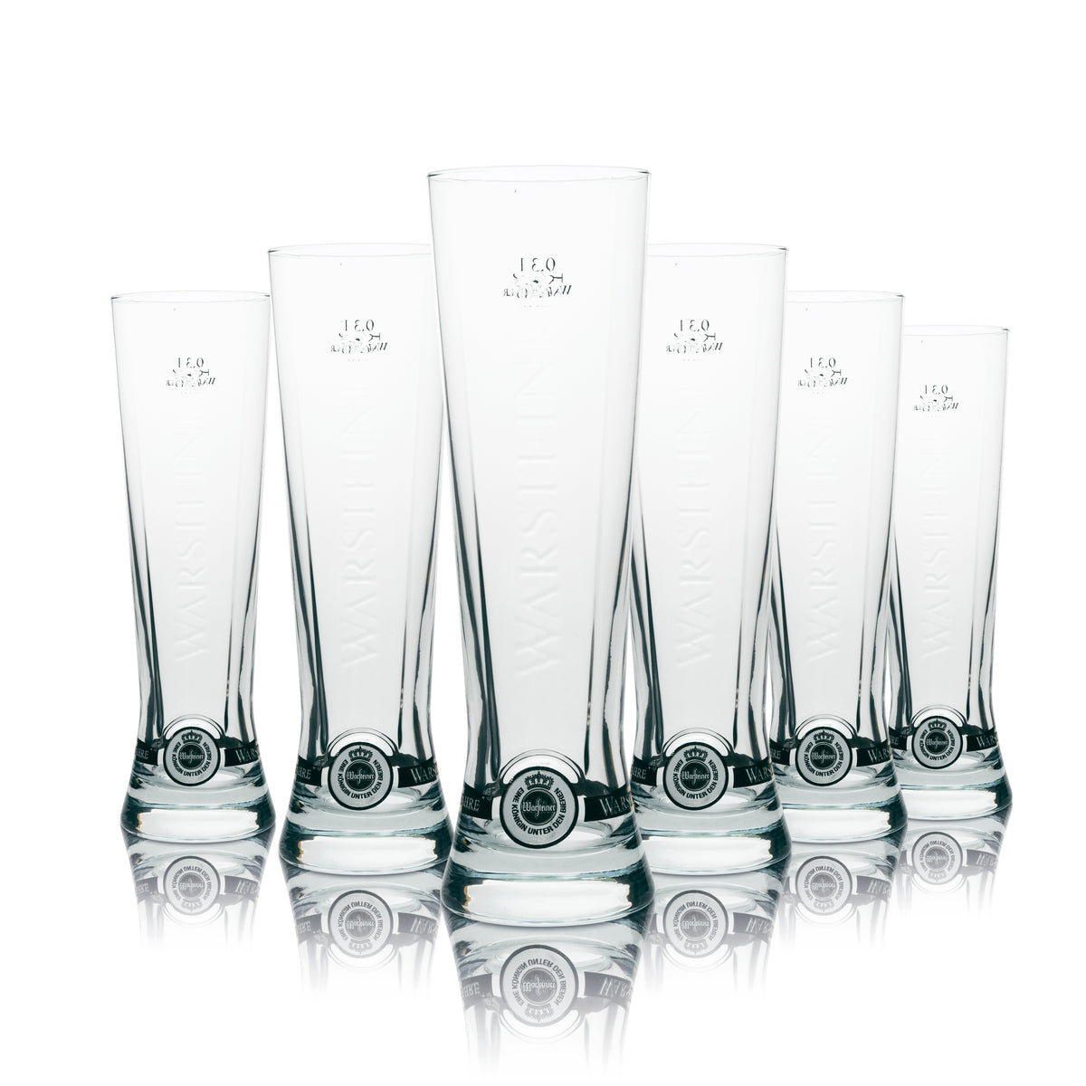 6x Warsteiner Beer Glass 0.3l Premium Cup Rastal New Glasses Tulip Cup Pilsner Light – View 4