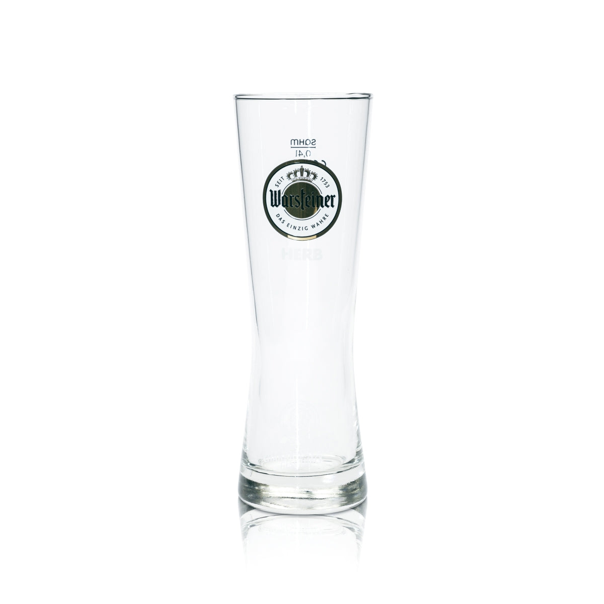 6x Warsteiner Beer Glass 0.4l Goblet Herb Cup Glasses Tulip Mug Willi Bar – View 2