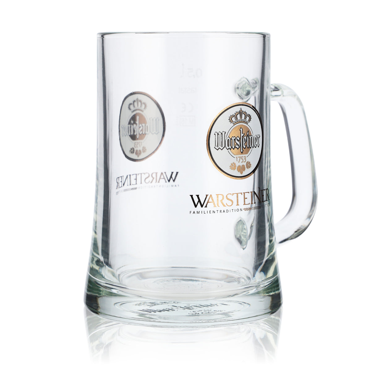 6x Warsteiner beer glass 0.5l beer mug beer mugs beer tankards – View 3