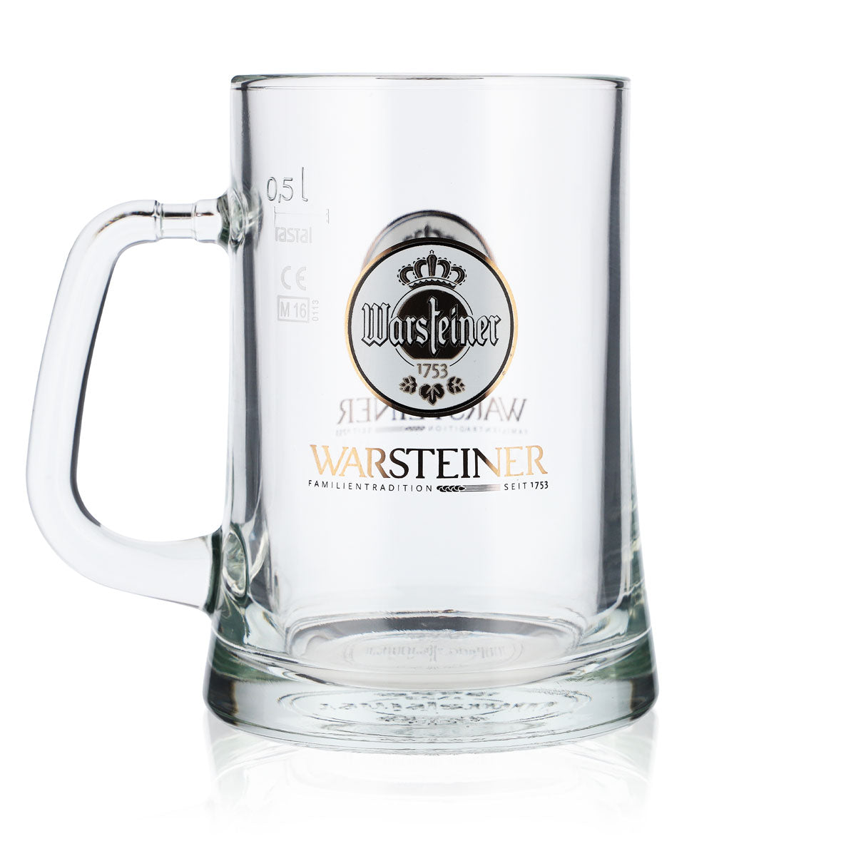 6x Warsteiner beer glass 0.5l beer mug beer mugs beer tankards – View 5