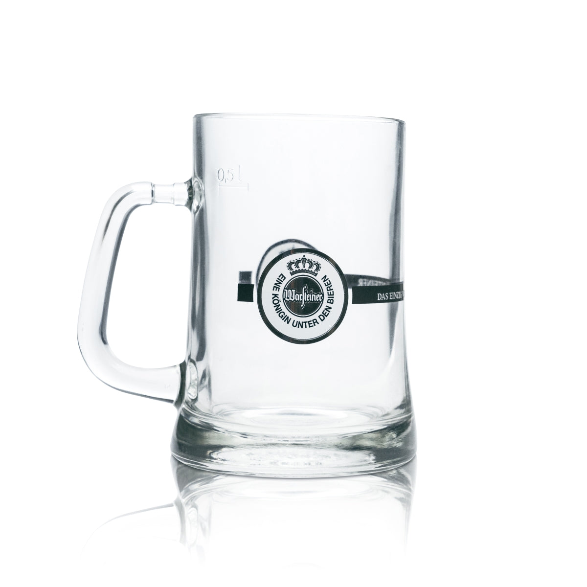 6x Warsteiner beer glass 0.5l mug tankard glasses catering brewery brew beer – View 3