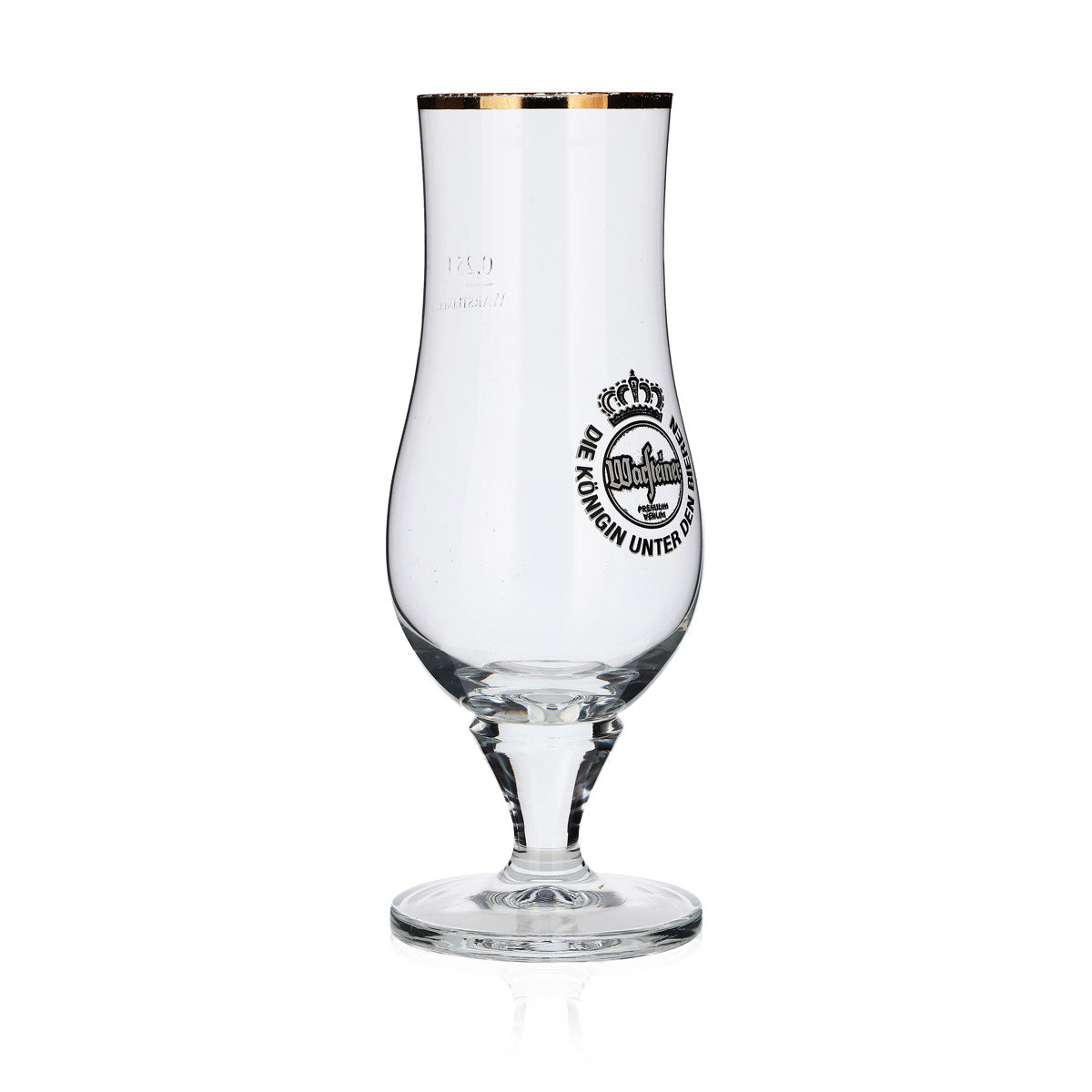 6x Warsteiner beer glasses, 0.25 l, thick-walled, gold rim – View 3