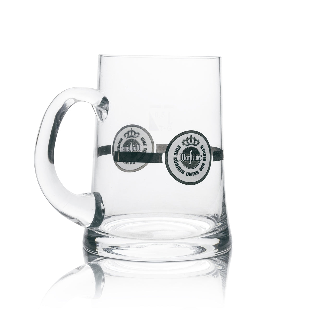 6x Warsteiner beer glass mug 0.5l with handle – View 4