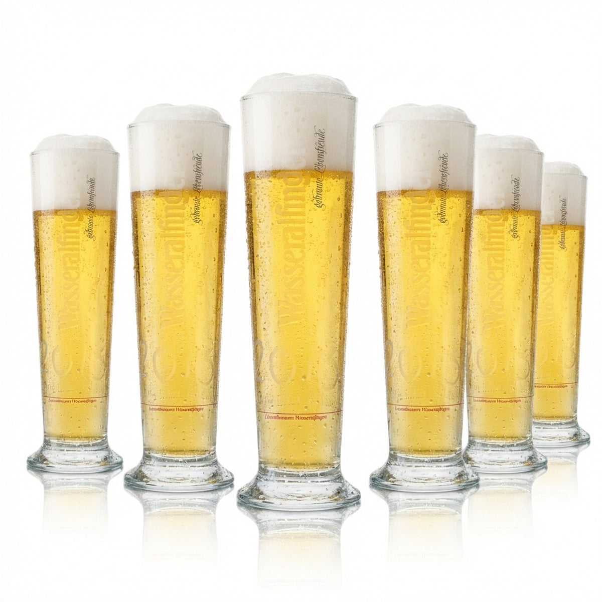 6x Wasseralfinger beer glass tulip 300ml rastal