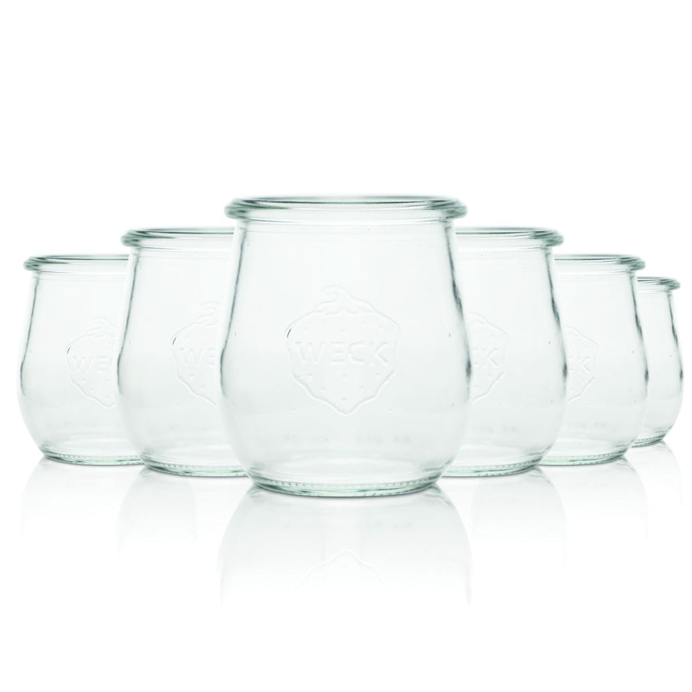 6x Weck Dessert Jar 0.22l Preserving Jar Dessert Jar Pudding Mousse Cream