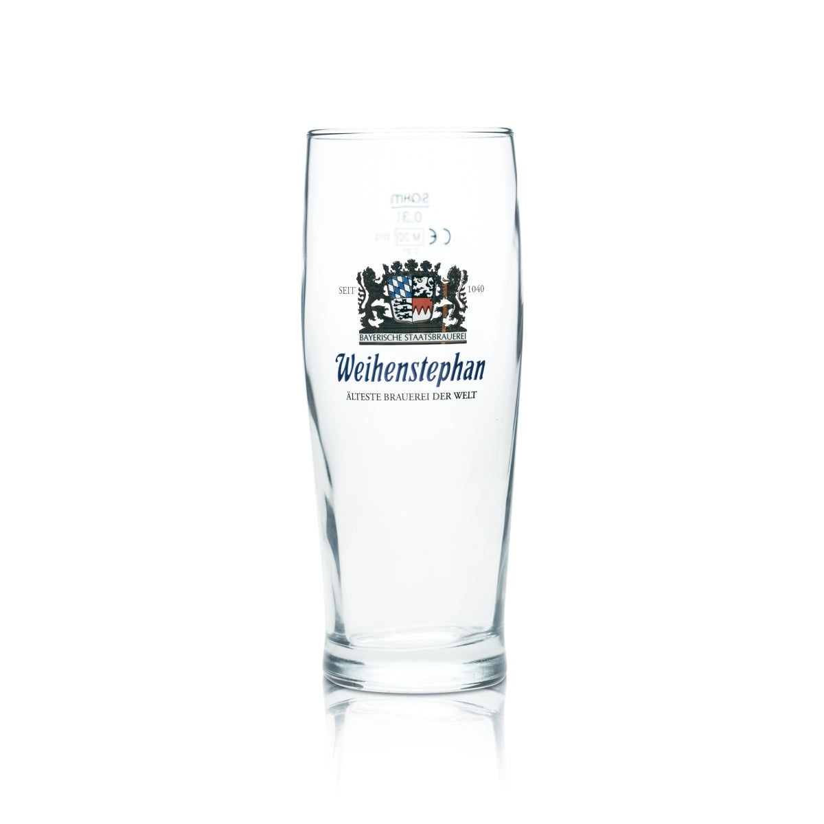 6x Weihenstephan beer glass 0.3l mug trophy glasses gastro bar pub Willi Beer – View 2