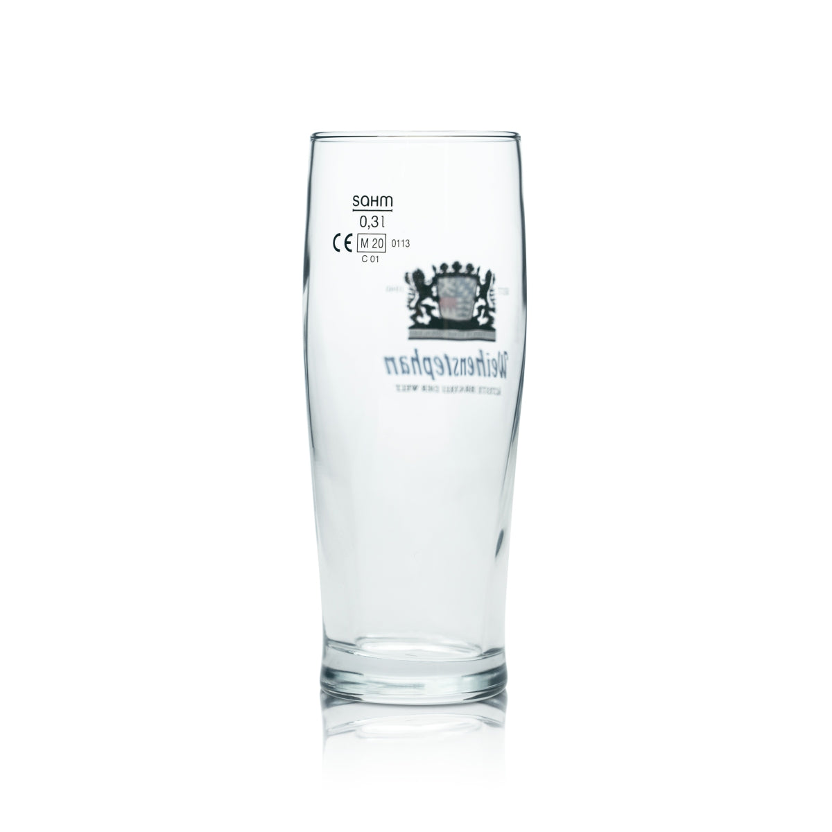 6x Weihenstephan beer glass 0.3l mug trophy glasses gastro bar pub Willi Beer – View 3