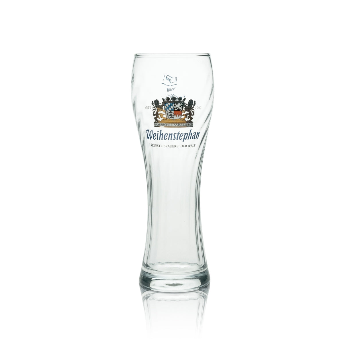 6x Weihenstephan Beer Glass Beer Glasses Wheat 0.3l Relief Rastal – View 2
