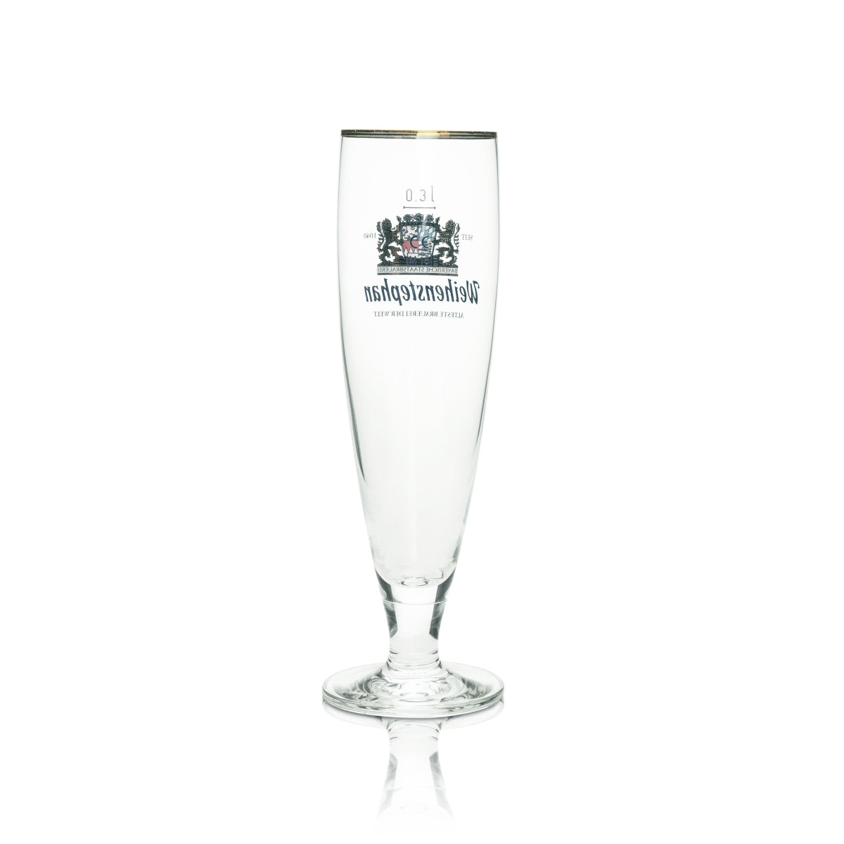 6x Weihenstephan Beer Glass Trophy Pegasus 0.3l rastal – View 3