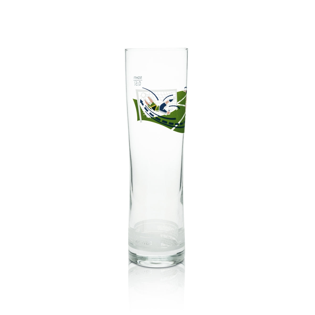 6x Weihenstephan beer glass tulip 0.5l Sahm soccer Germany Jamaica – View 3