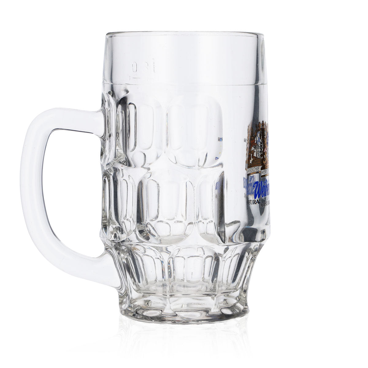 6x Weihenstephan beer glass, glass mug, beer mug, 0.3 l mug, Rastal – View 4