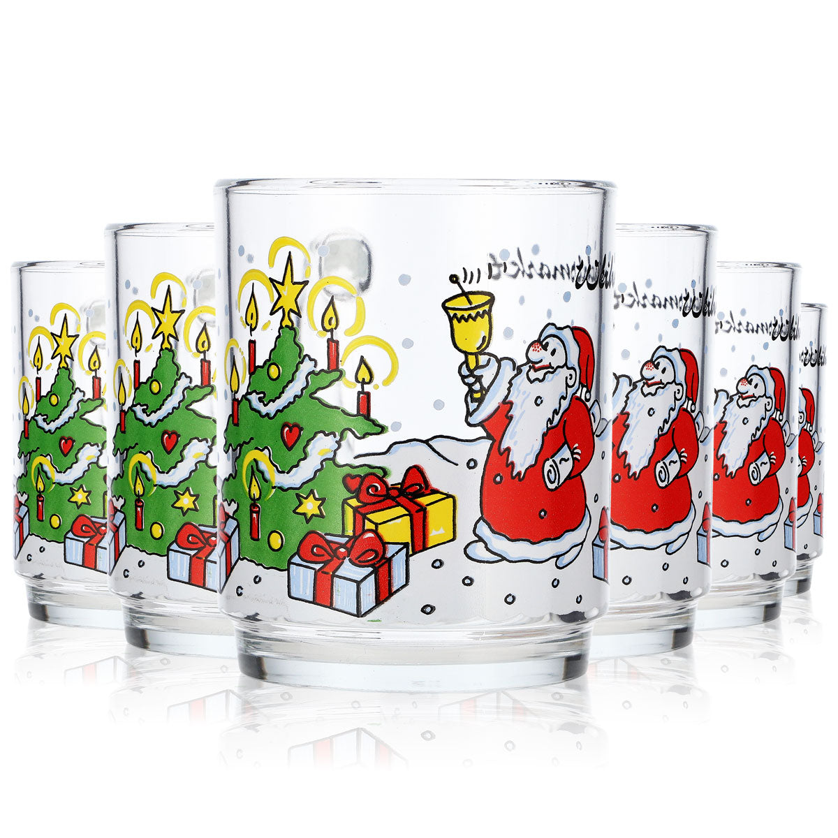 6x Christmas mugs 0.2l mulled wine mug Grog mug "Christmas market" – View 7