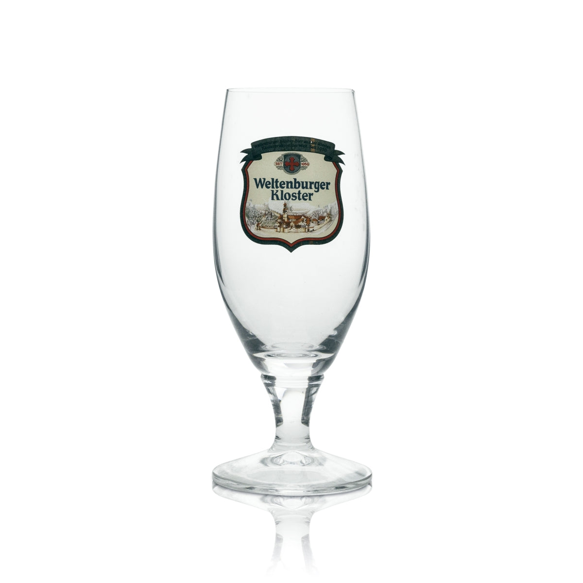 6x Weltenburger Kloster Beer Glass Trophy 0.2l Logo Red Rastal – View 2