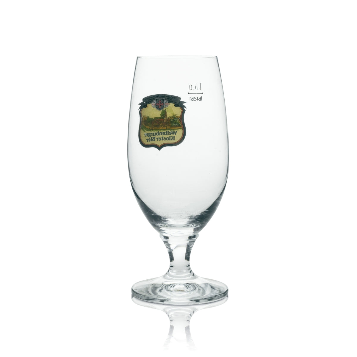 6x Weltenburger Kloster Beer Glass Trophy 0.4l large logo Rastal – View 3