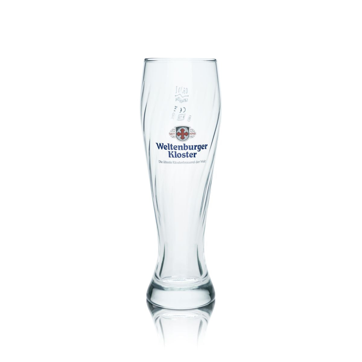 6x Weltenburger Kloster beer glass 0.3l wheat beer glass Hefeweizen glass set – View 2