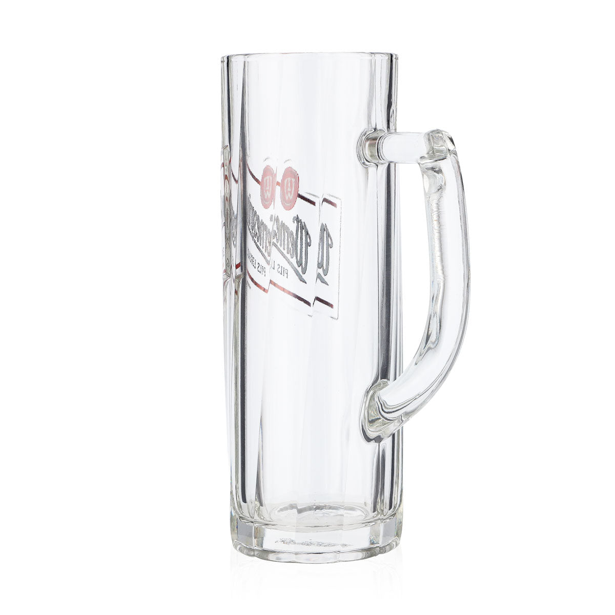 6x Wernesgrüner beer glass 0.3l mug with striped relief and new logo Rastal – View 5