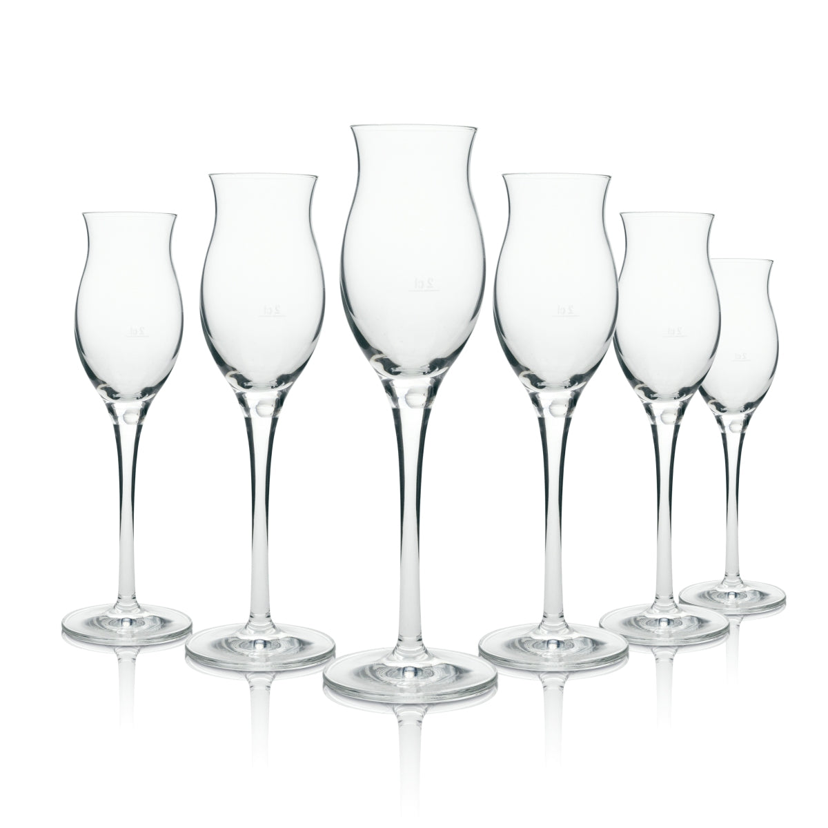 6x Ziegler Schnapps Glass Grappa Nosing Fruit Brandy Ritzenhoff