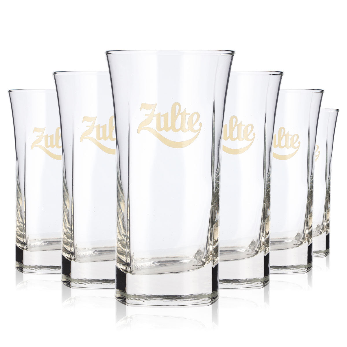 6 Zulte Beer Glasses, 0.32 L, Beer Mug, Willibecher, Beer Stein, Seidel