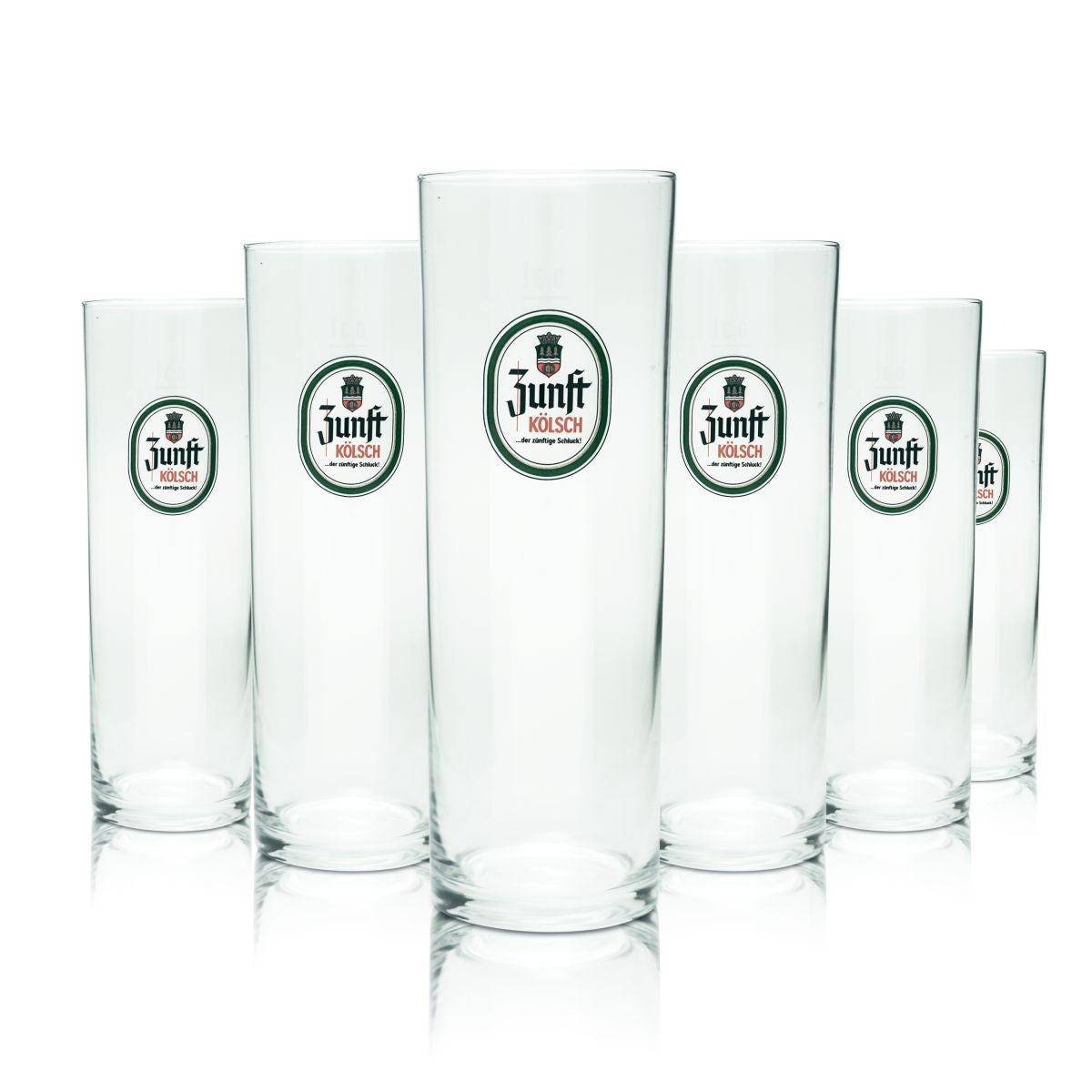 6x guild beer glass 0,3l Kölsch Stange glasses set Altbiergläser Braurei Köln