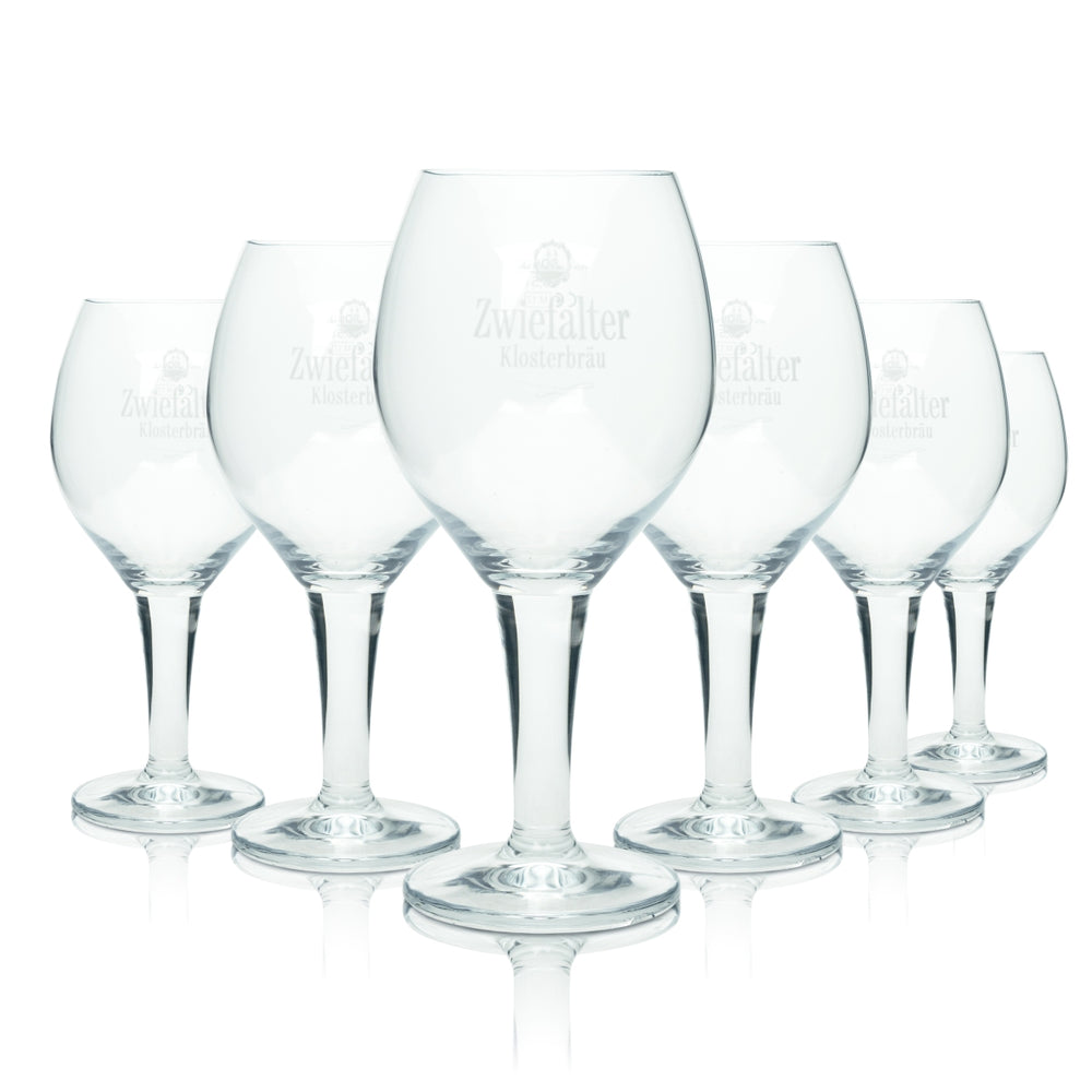 6x Zwiefalter beer glass 0.5l trophy Maxime Sahm Pils glasses tulip brewery beer