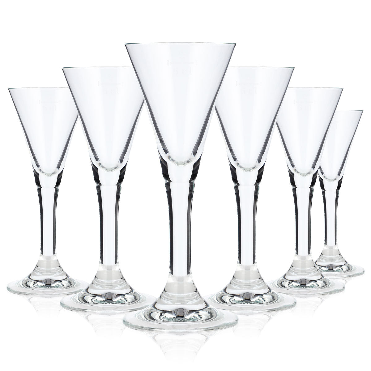 6 Zwiesel Liqueur Glasses, 5 cl, Pointed Bowl, Smooth Stem (Set of 6)