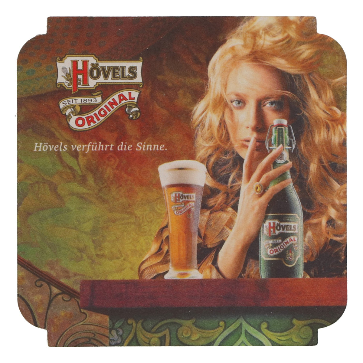 70x Hövels Beer Coasters Glass Coasters Bar Accessories Original – View 3