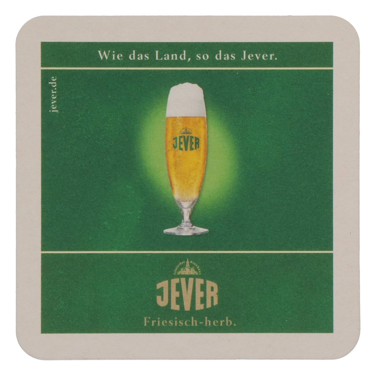 70 Jever Beer Coasters: Jever Pilsner, Frisian-Style, Dry, North, Küse Bar Accessories – View 3