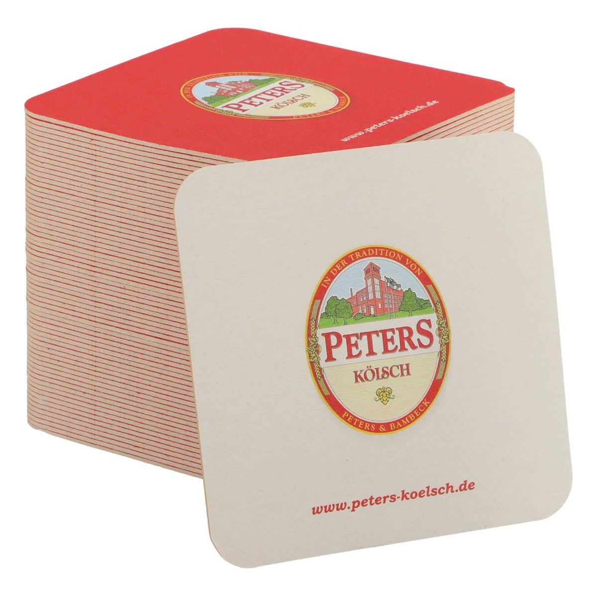 70x Peters Kölsch beer coasters 9.5x9.5cm drip protection catering accessories – View 2