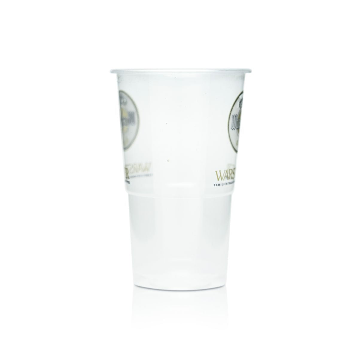 74x Warsteiner beer glass 0,3l mug disposable old logo new – View 3