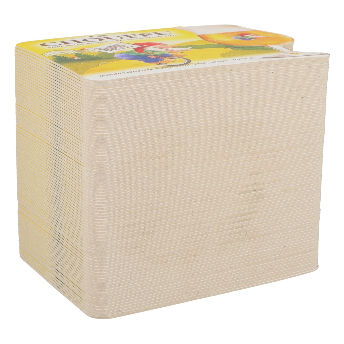 75x Brasserie D'Achouffe Beer Coasters Glass Coasters "Blonde" – View 2