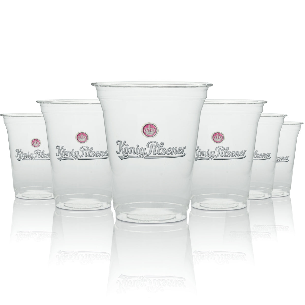 75x König Pilsner Beer Mug Transparent 0.3l