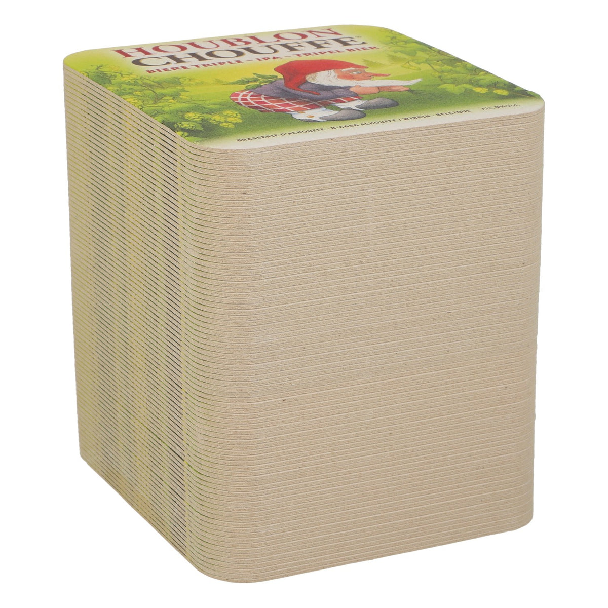 80x Brasserie D'Achouffe Beer Coasters Glass Coasters Green – View 2