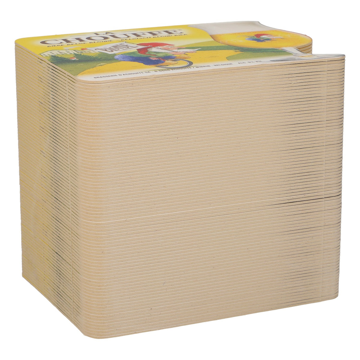 80x Brasserie D'Achouffe Beer Coasters Glass Coasters Punched Out – View 2