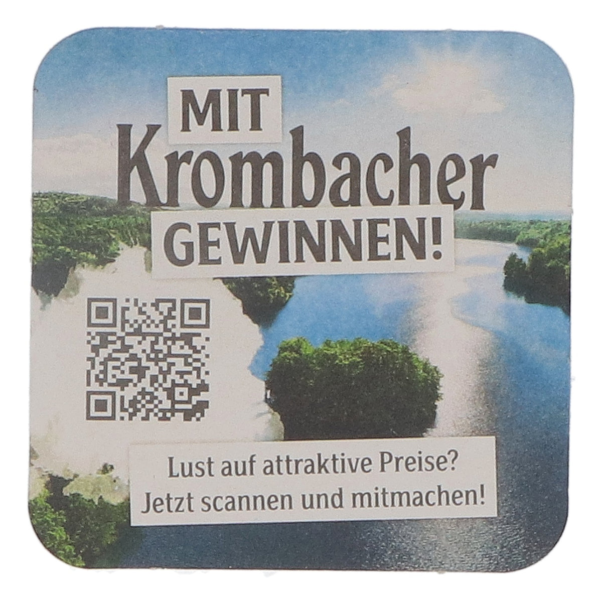 80x Krombache coasters Beer mats 9x9cm Gastro bar accessories Drip protection – View 4