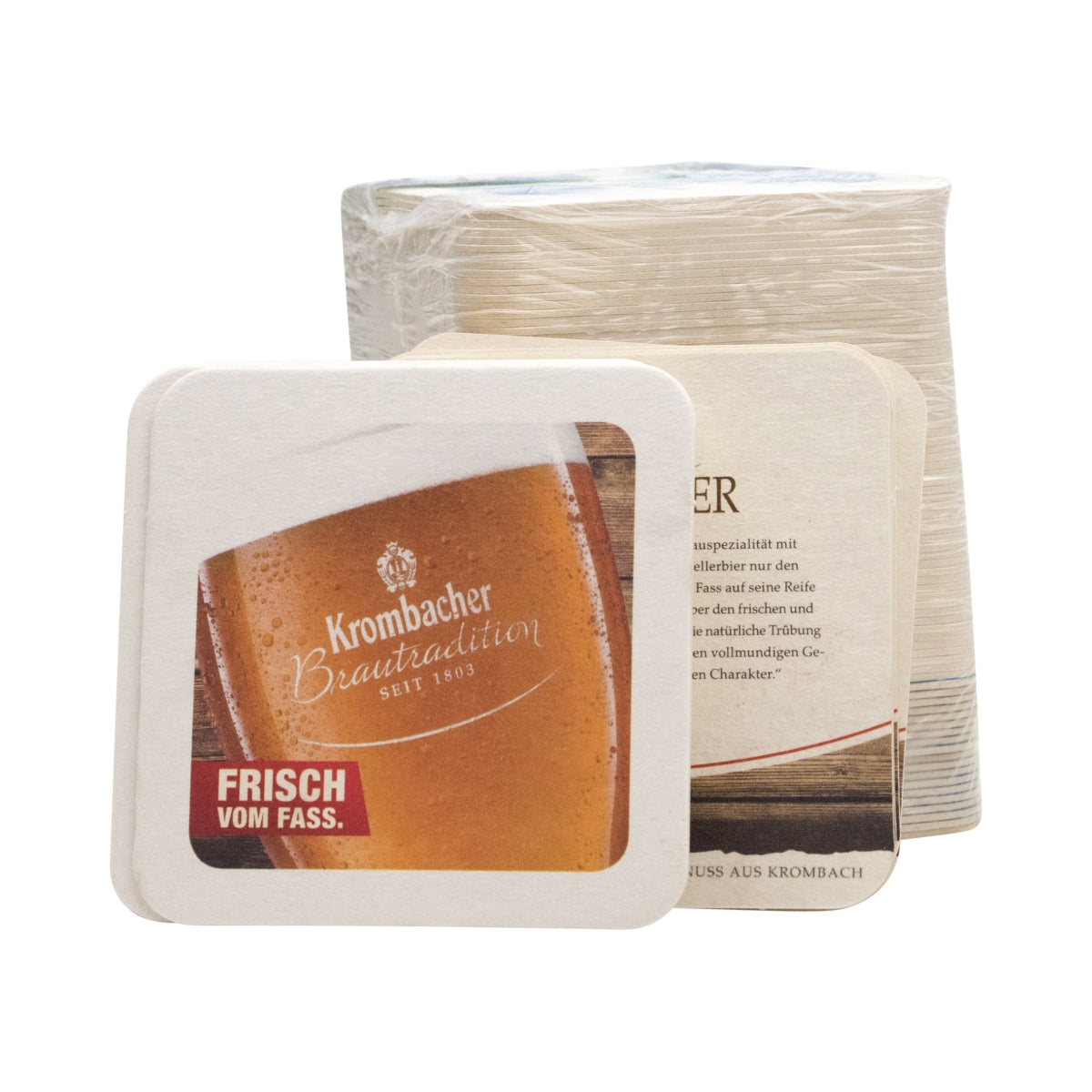 80x Krombacher beer beer coasters, traditional brewing, cellar beer – View 3